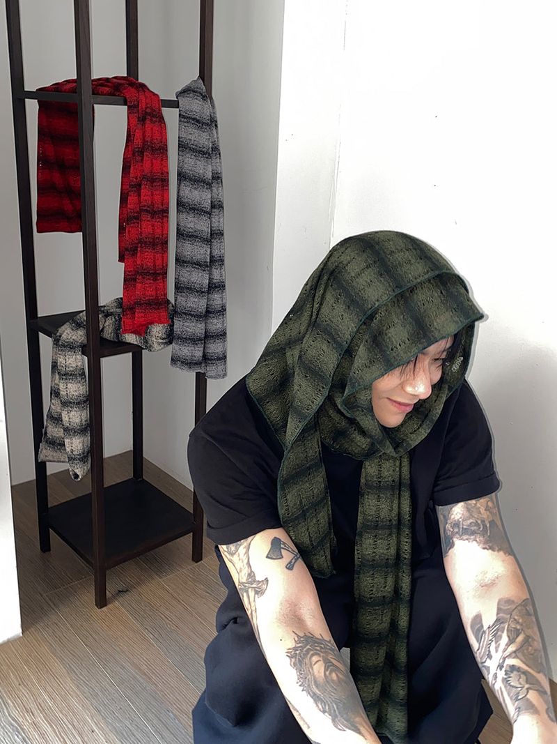 No.0958 G vtg scarf (4color)