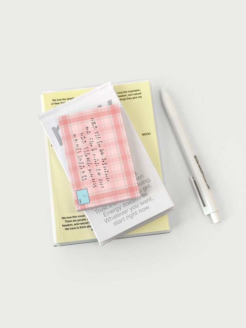oab check memo set / 4 pieces