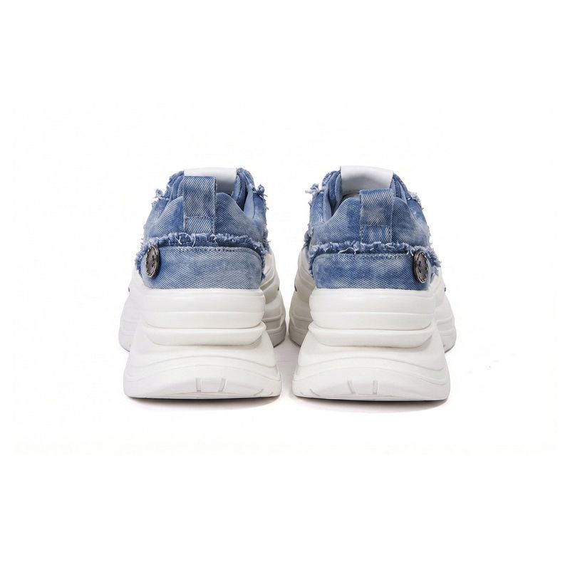 KILLWINNER away from the fire series canvas shoes blue height thick-soled casual shoes couple model