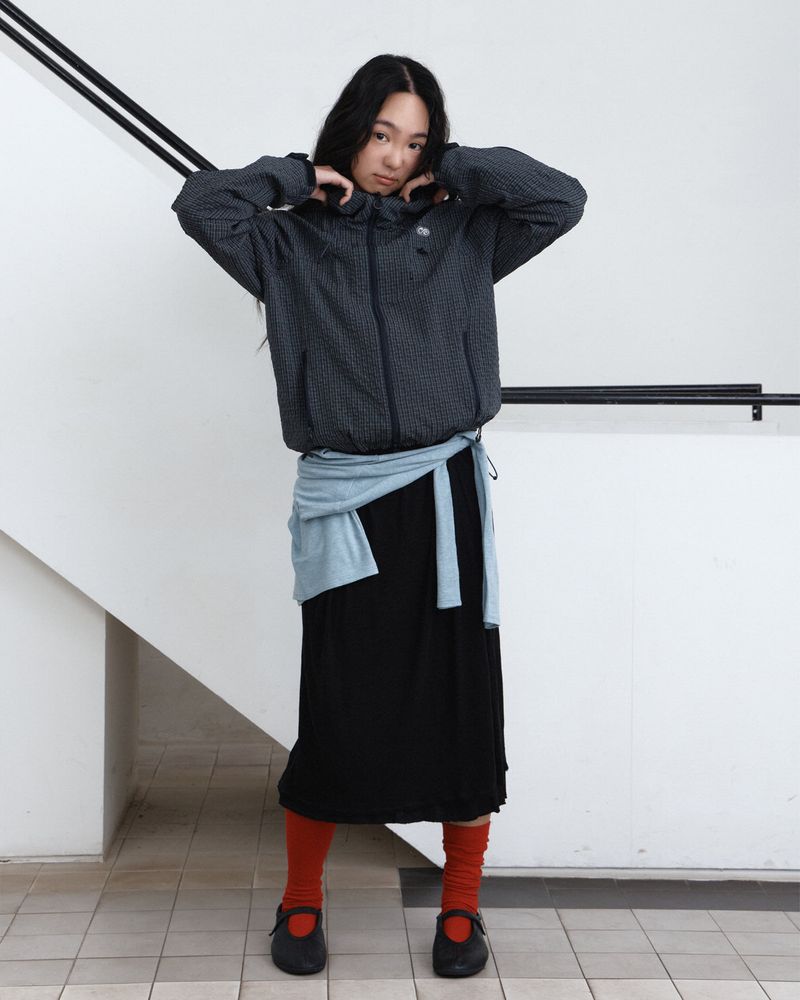 Plaid Light Tech Wind Jacket