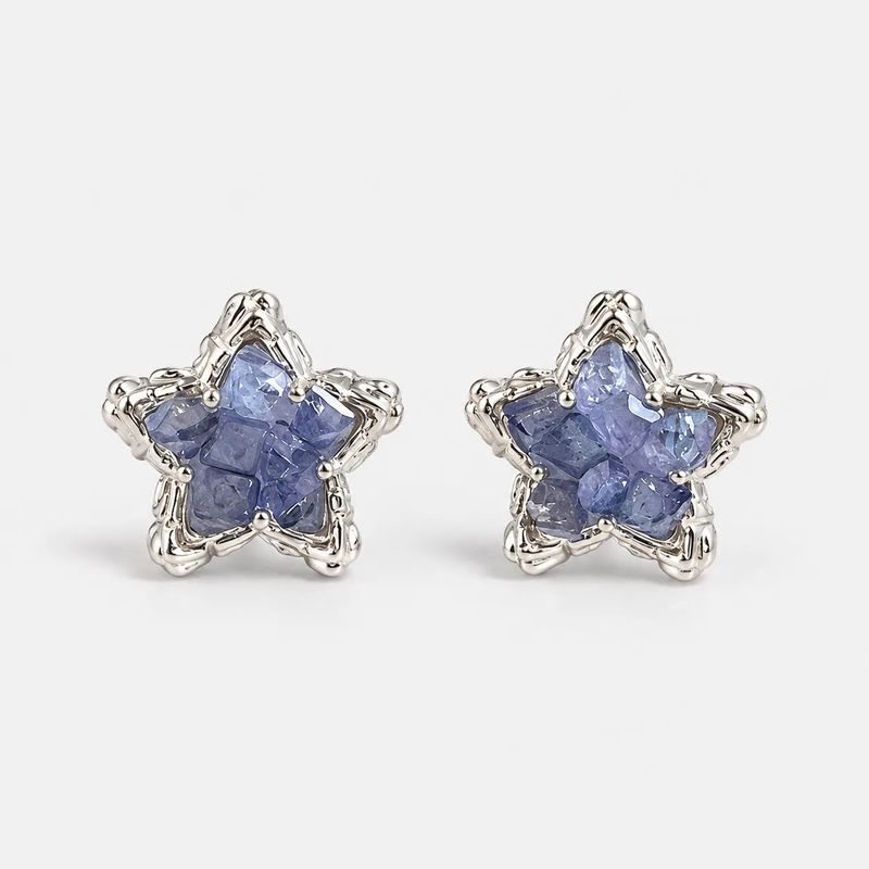 La mode MAQI（ラ モード マキ）の「スパークリング ブルースター スタッドピアス（アクセサリー）」