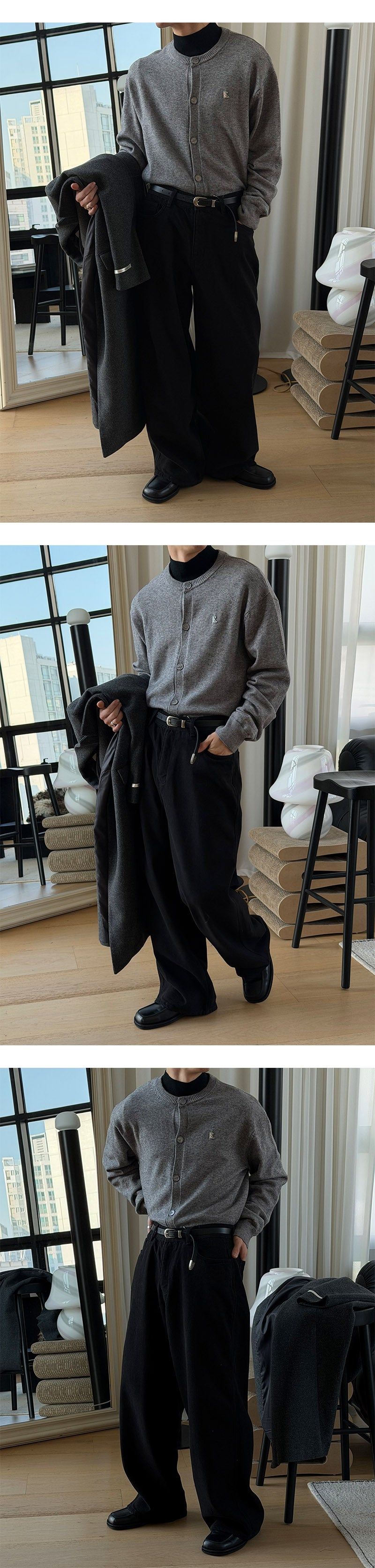 [HANDMADE] Hidden max wool coat(3color)