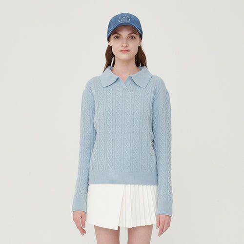 VOKEN（ボケン）の「Classic cashmere cable knit（Tops）」