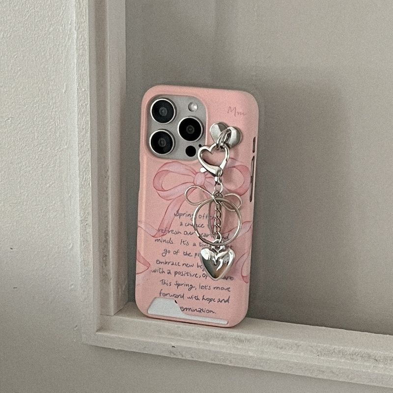 [Mademoment] spring lettering design iphone card case