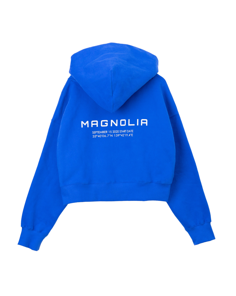 プリントクロップドフーディ / Print Cropped Hoodie-BEIGE
