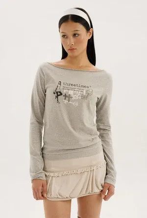 Marlene tee - gray