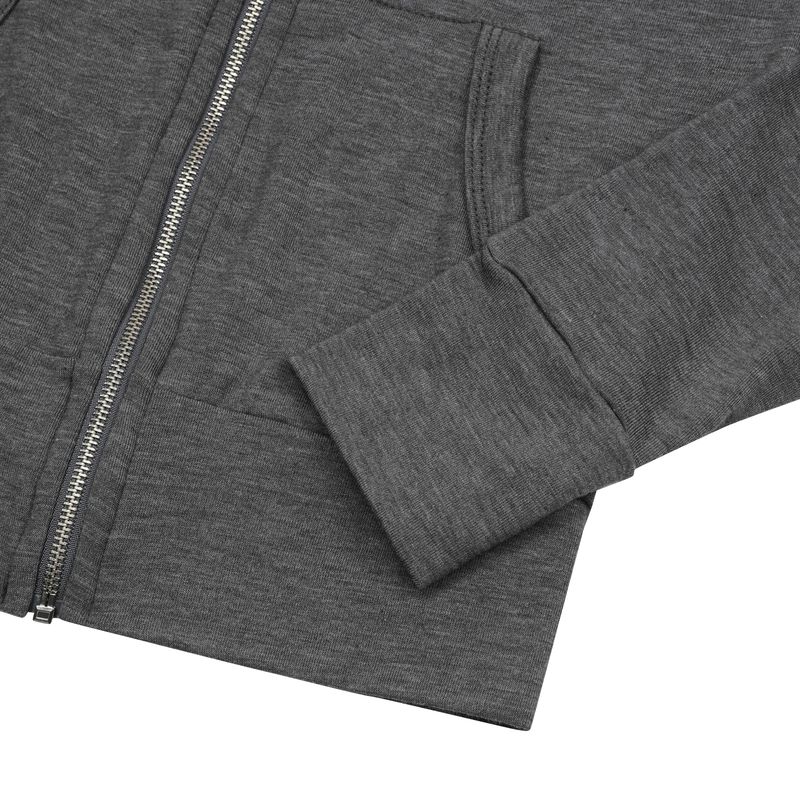 LIGHT UP CROP HOOD ZIP-UP (4Color)