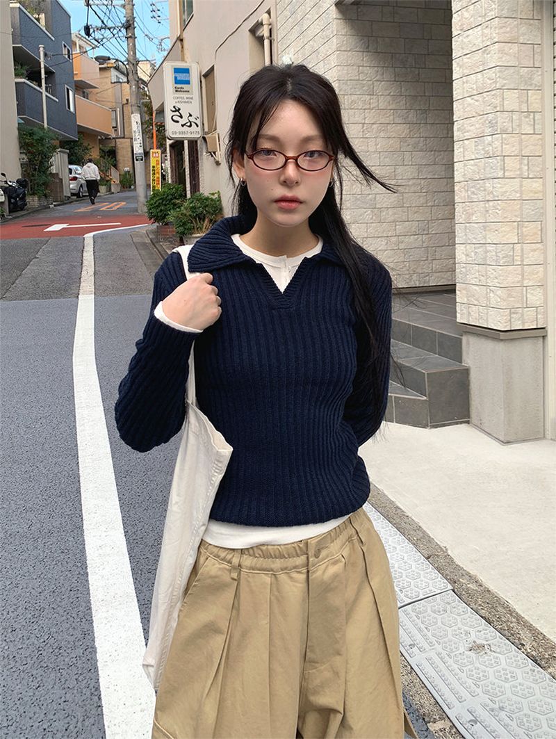 HARRY COLLAR KNIT (4C)