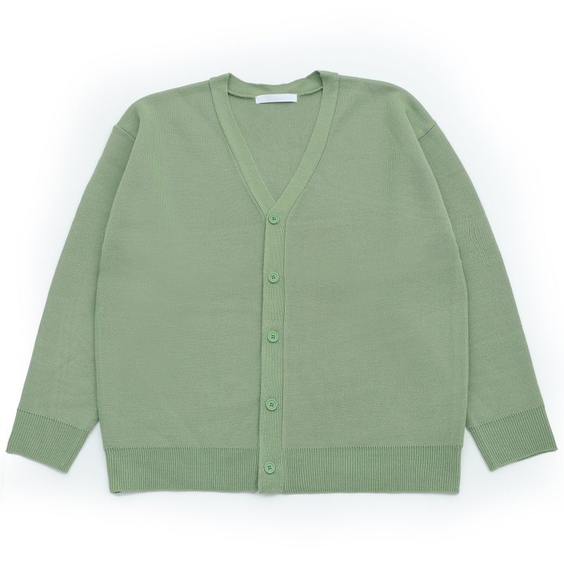 OVERSIZED CARDIGAN APPLE GREEN