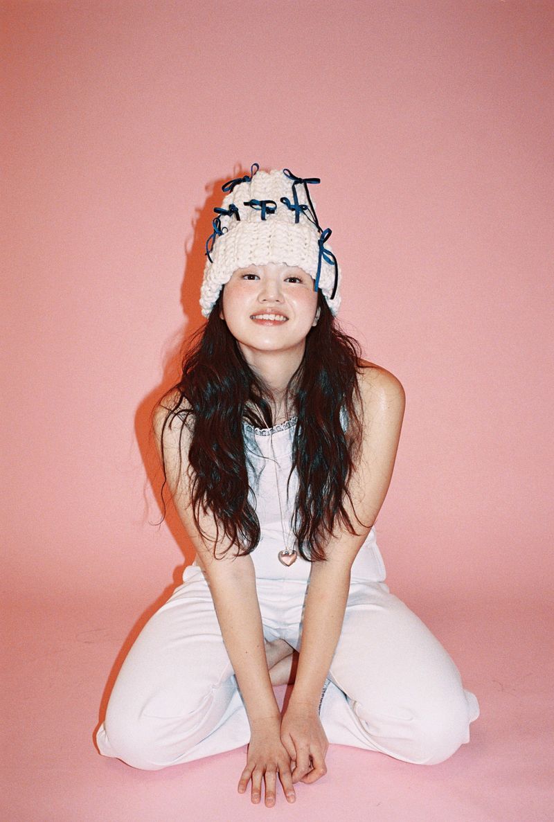 Ribbon beanie