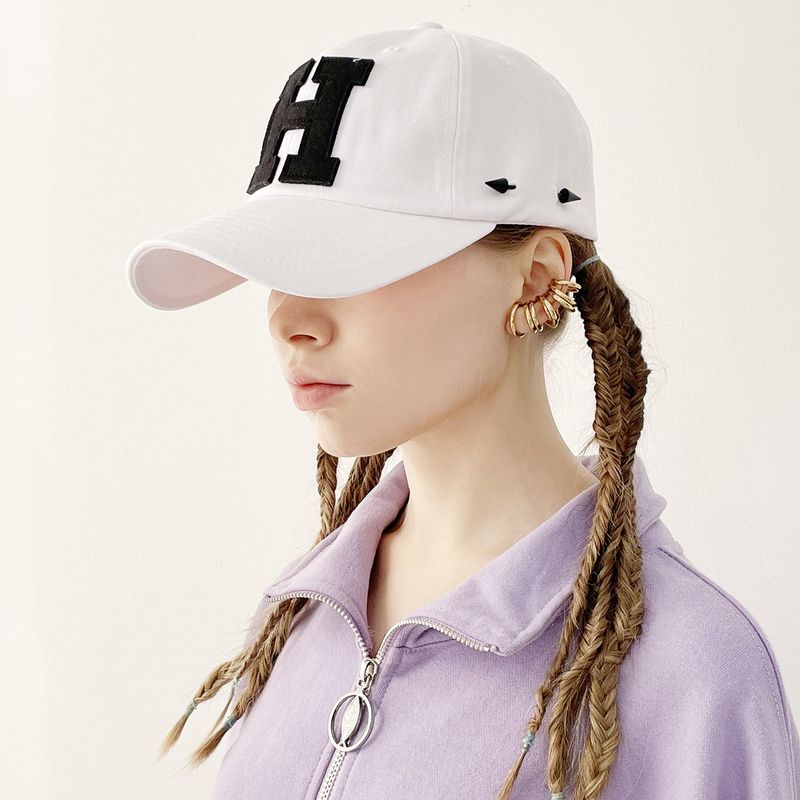 H-BALL CAP_WHITE