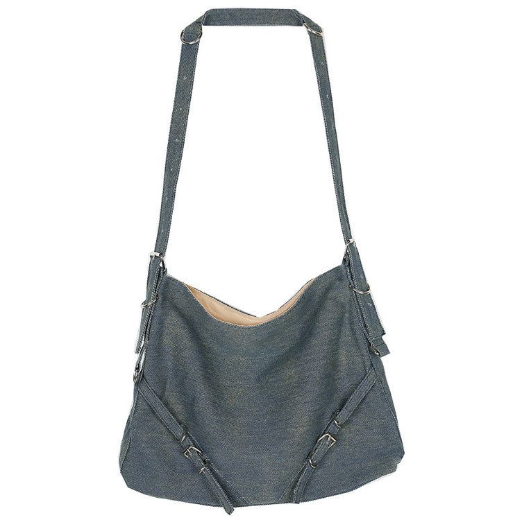 No.0775 denim shoulder & cross BAG
