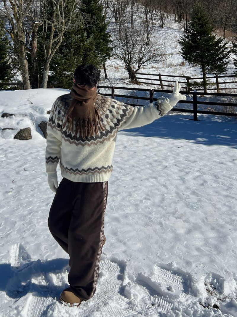 Pretzel Fleece Pants (2 Colors)