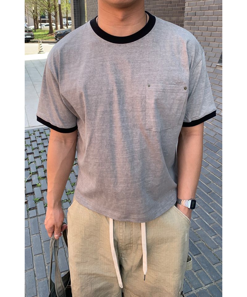 sobaq（ソバック）の「Crop pigment ringer tee（Tops）」