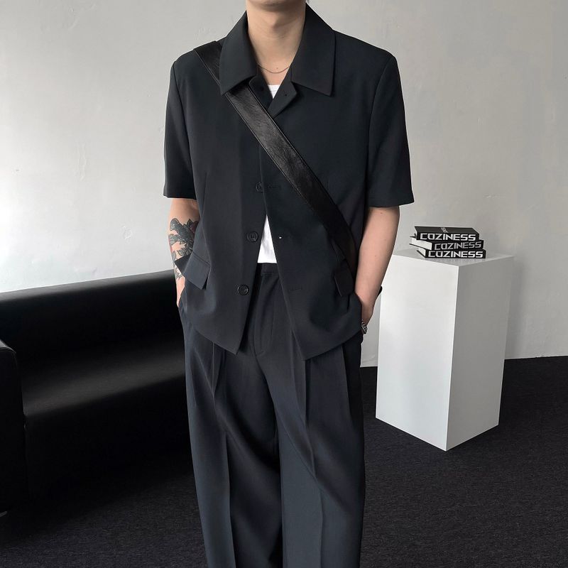 CR Clock Two-Tuck Wide Pants (2 colors)