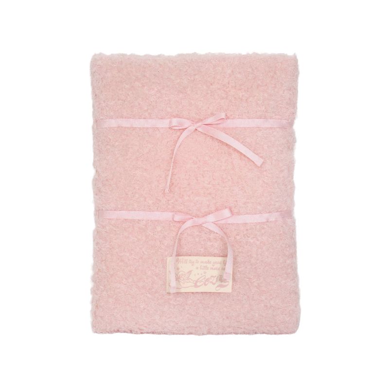 cozing（コジング）の「Fur RIbbon notebook pouch_pink（Smartphone Accessories）」
