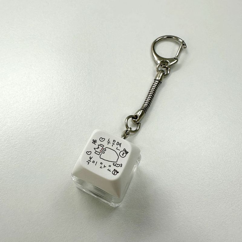 [withsome made] mara Cat LED Keycap Keyring (Single Key)