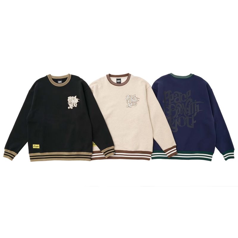 EXAMPLE BLESSING WORLDS RIBCOLOUR CREWNECK