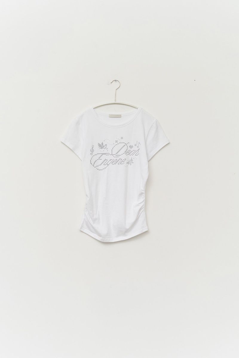 (W) Pixel Printed Top