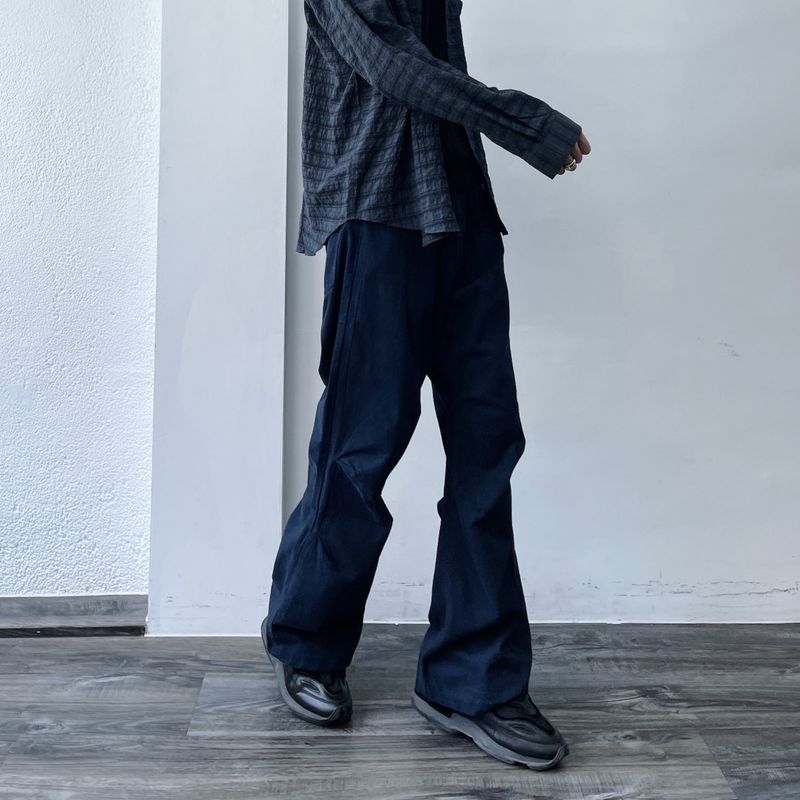 Deep Navy Volume Trousers