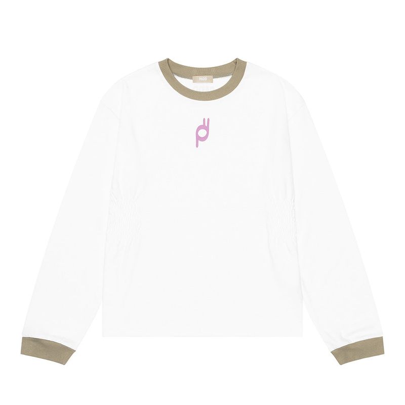 PADD（パード）の「Lapin Logo Long Sleeve (White)（Tops）」