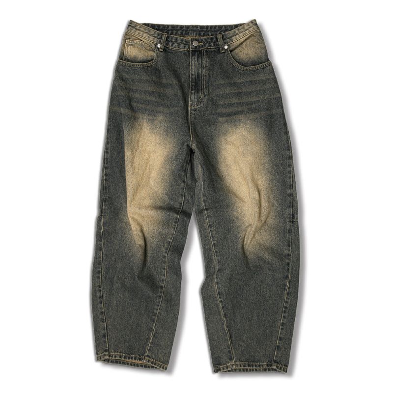Usual Balloon Cut Denim Pants - 4COLOR