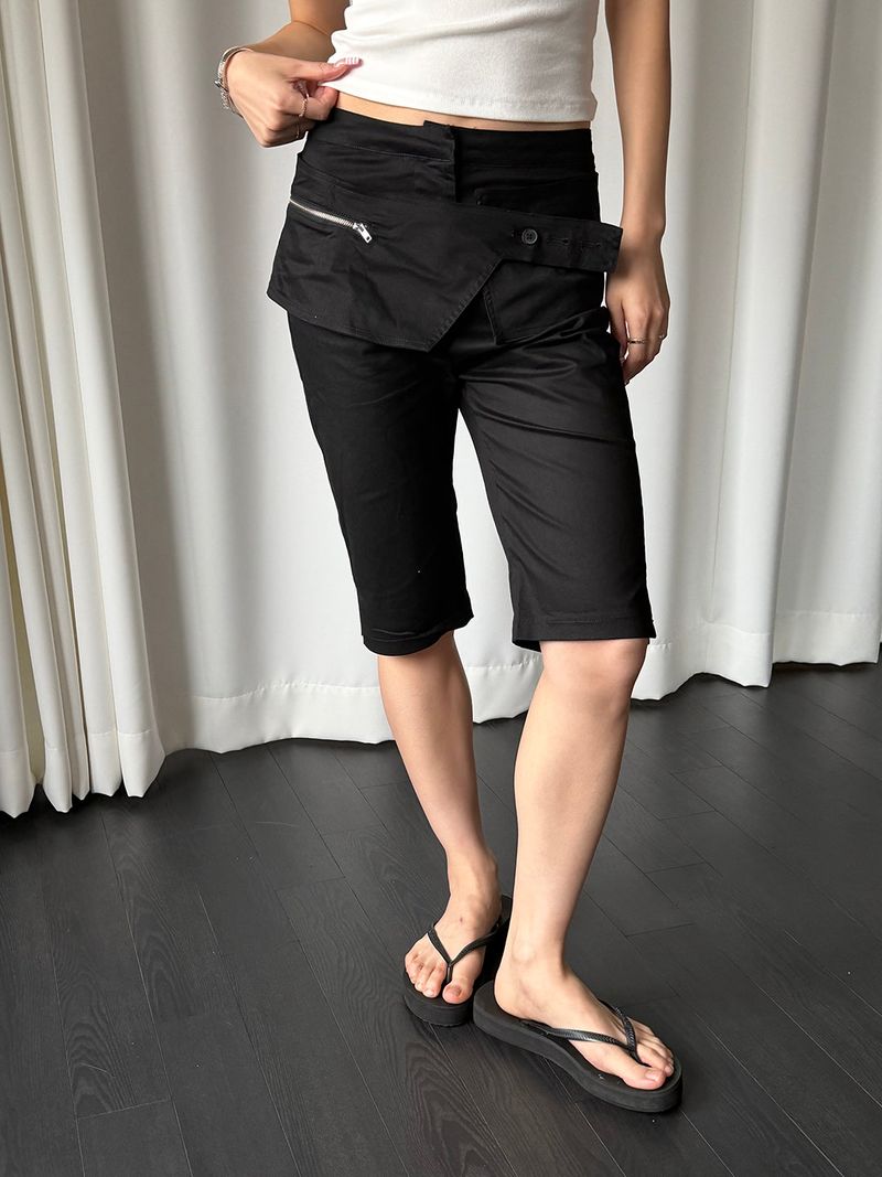 Utility wrap capri pants(2color)