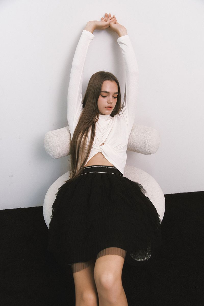 [Limited] Sha Skirt Black