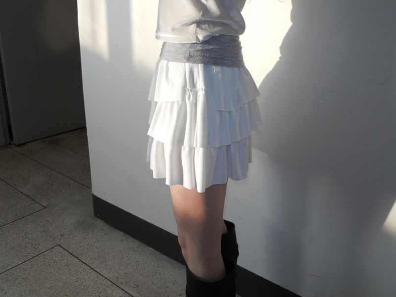 peony frill skirt
