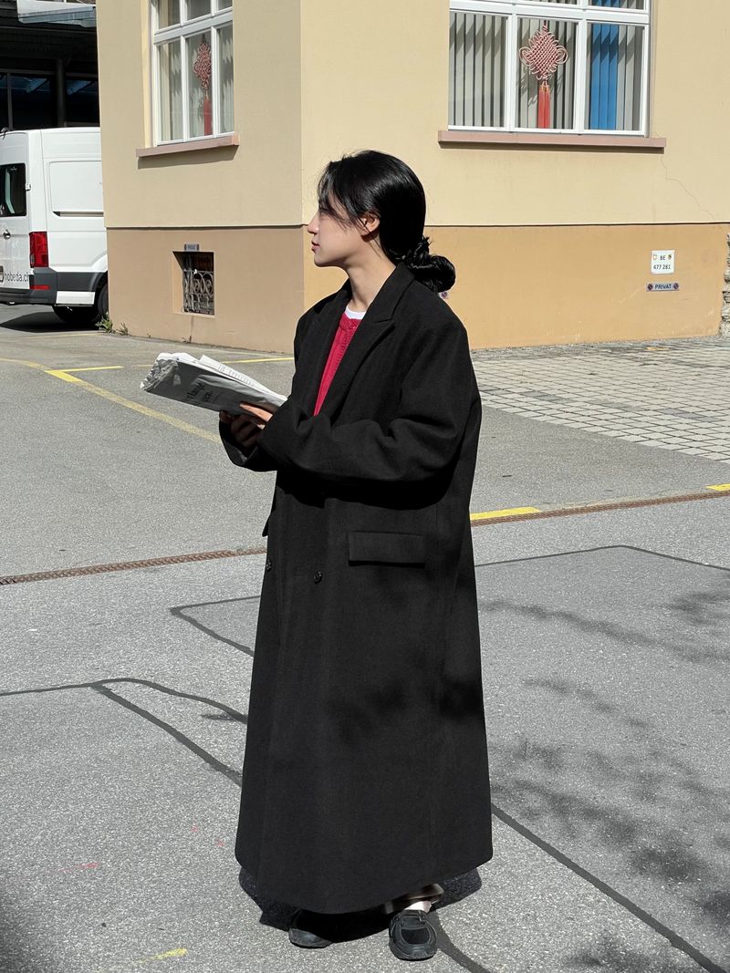 Eiffel length double maxi coat 