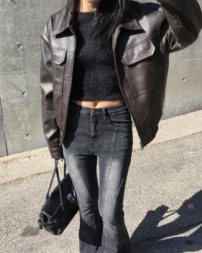 Pony boots cut pants