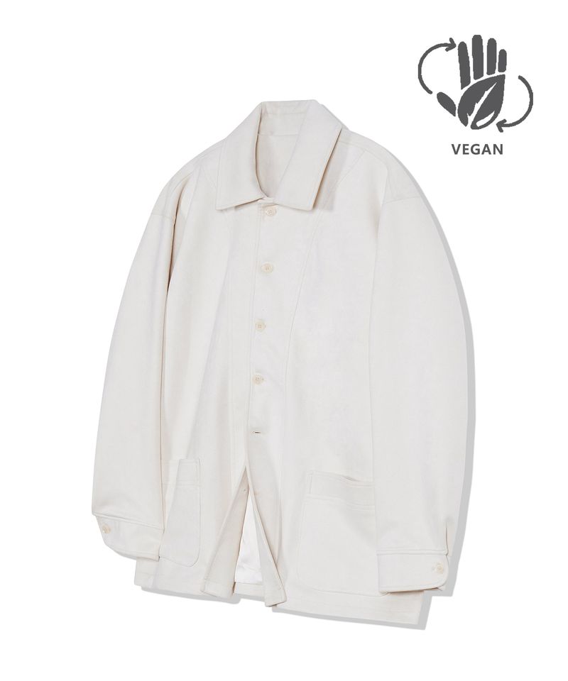 standard error（スタンダードエラー）の「87-STAN033 [Vegan Suede] Bold Waistich Suede Jacket Ivory（Jackets/Outerwear）」