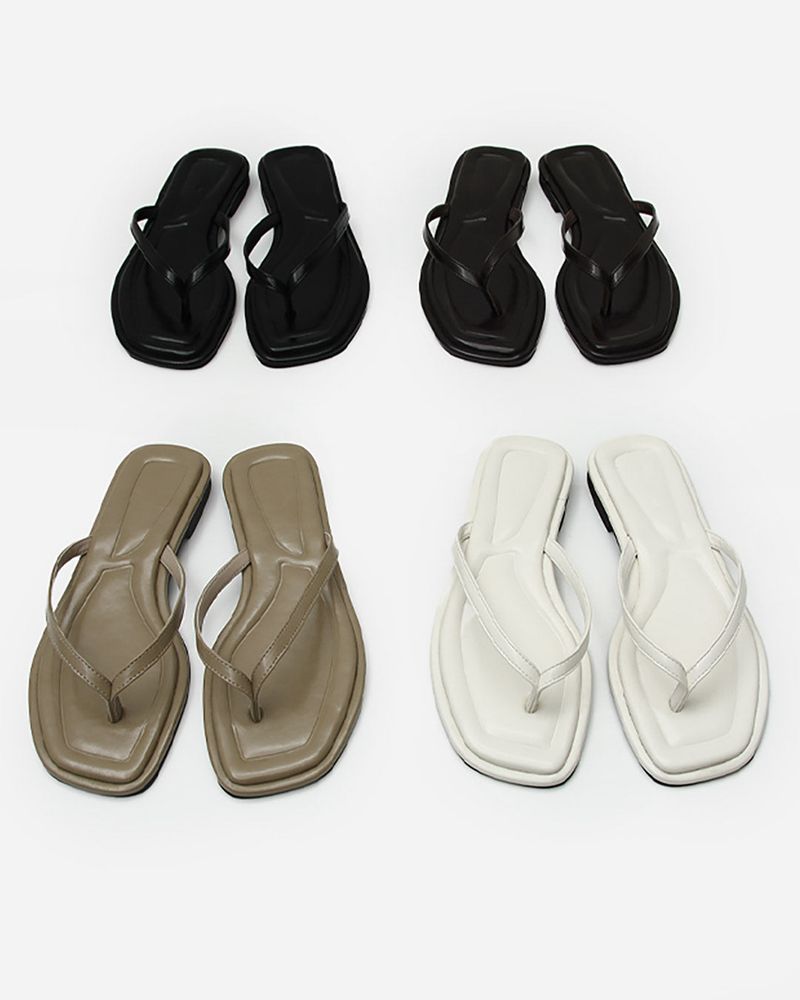 Tab flip slippers