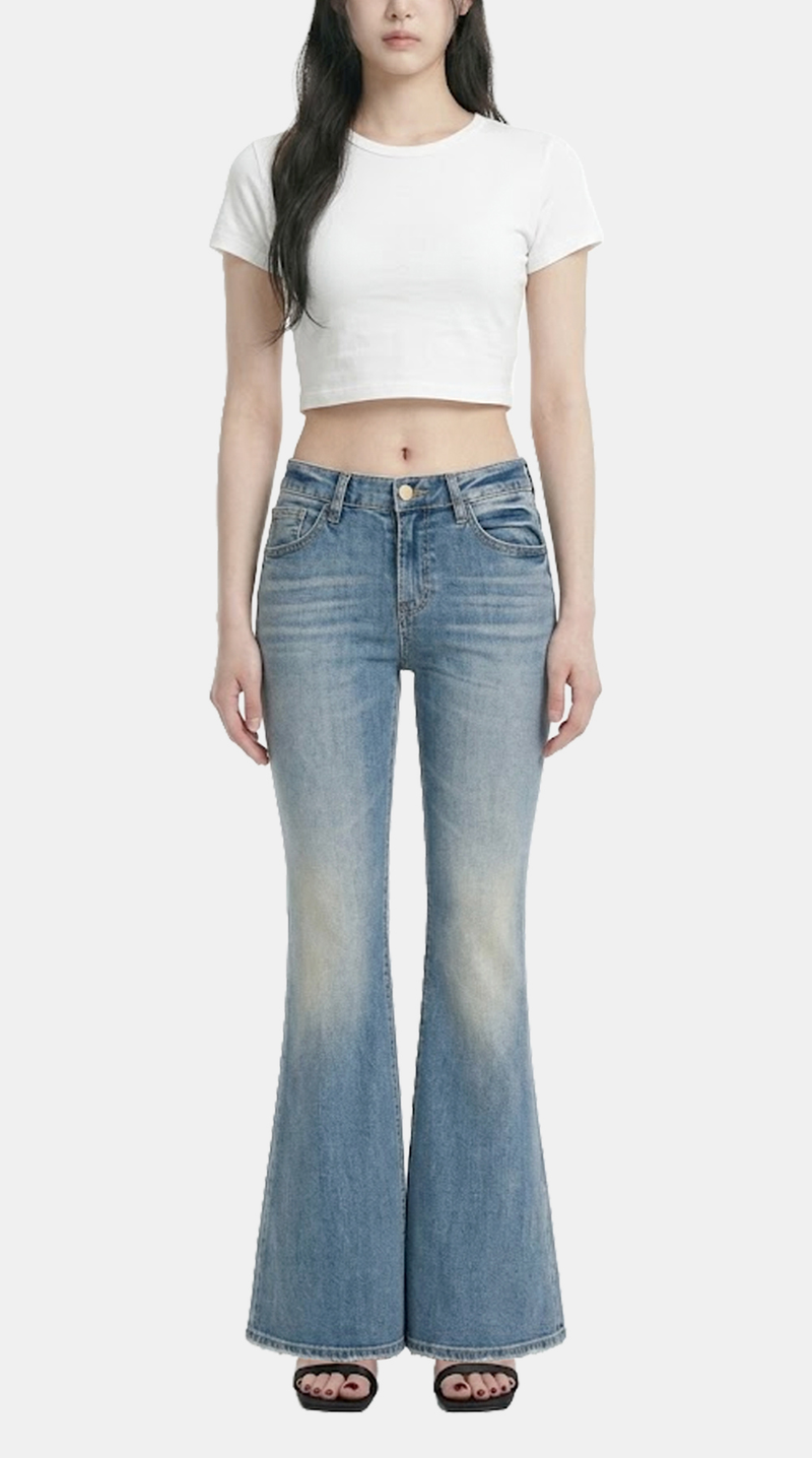 Rosalie Long Flare Denim Pants