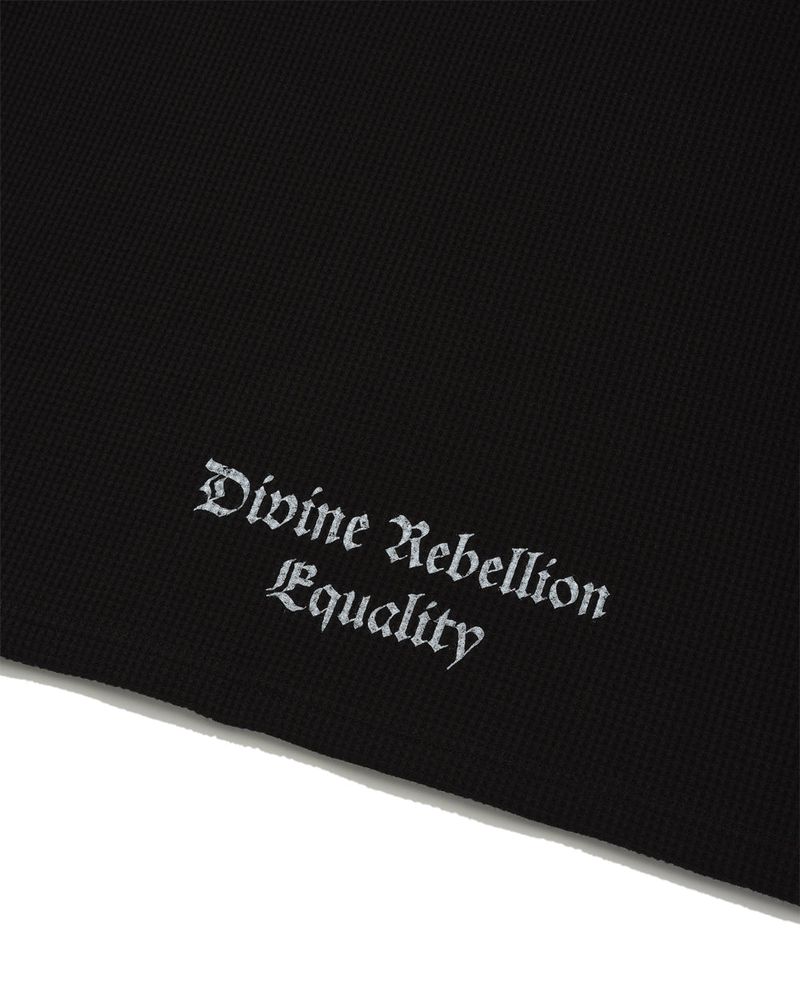 Divine Waffle Long Sleeved/Black