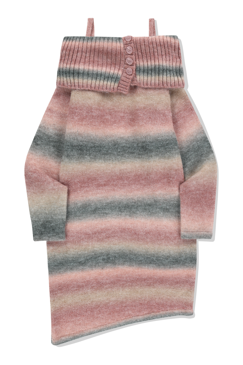 GRADATION KNIT DRESS