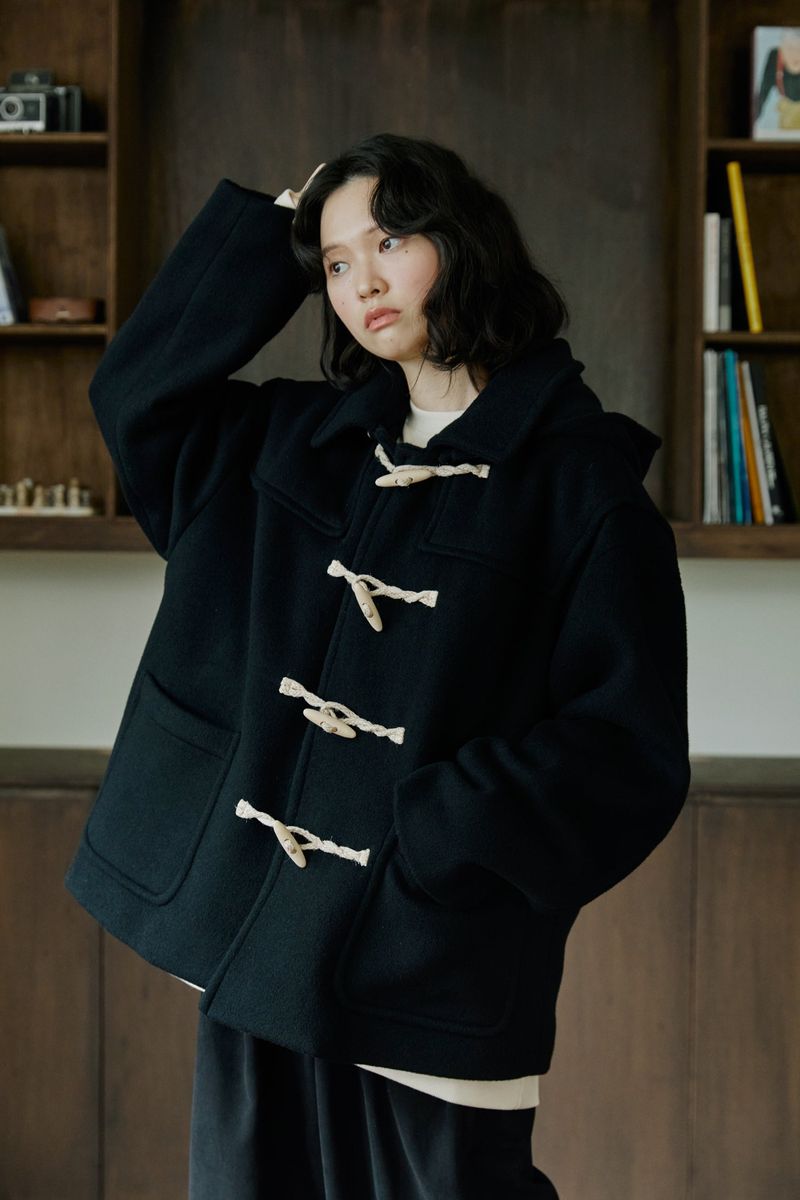 malen（マレン）の「unisex half duffle coat black（Jackets/Outerwear）」