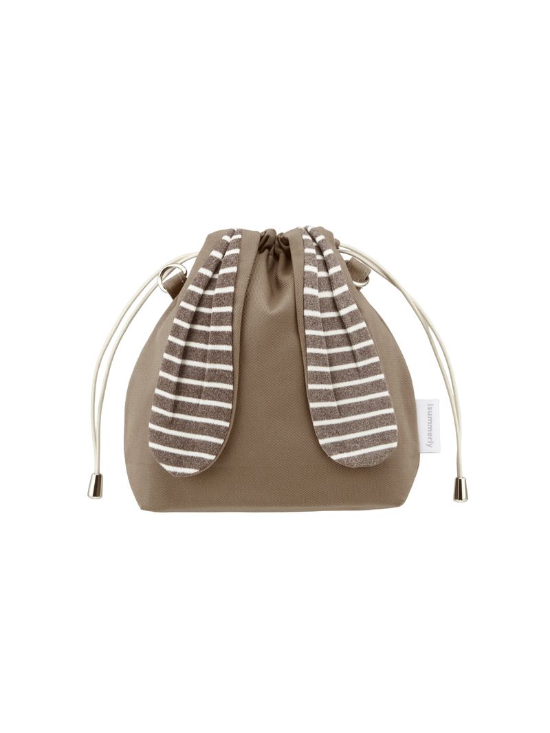 Isummerly（アイサマリー）の「Bunny bag - Beige stripe（Bags）」