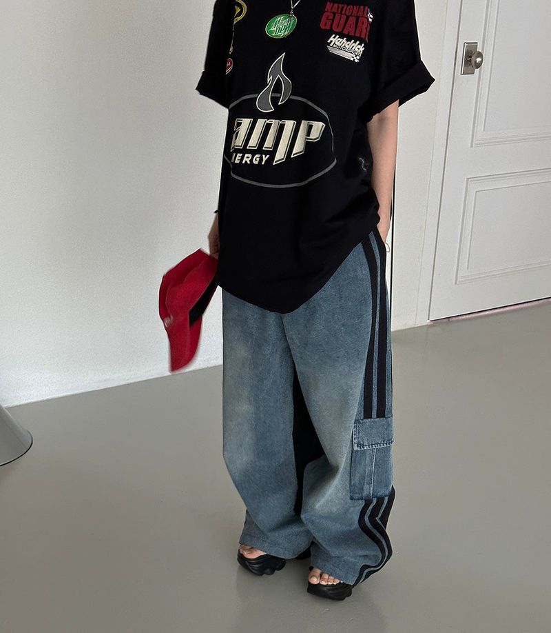 Denim Half Unissex Pants