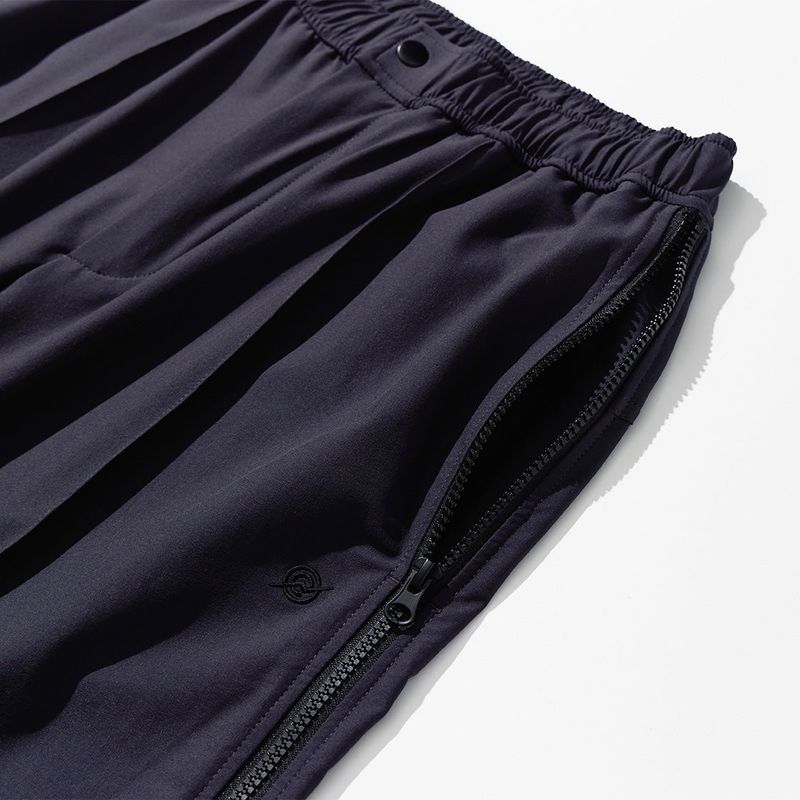 Nylon Span 4 Way Zip Pants - NAVY