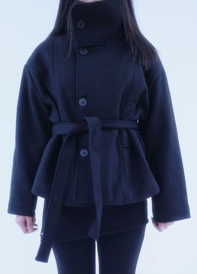myorang（ミョラン）の「Yuni high neck wool short coat（Jackets/Outerwear）」