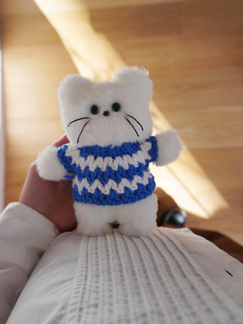Keyring Acc 'Cowichan knit' - 3 Color