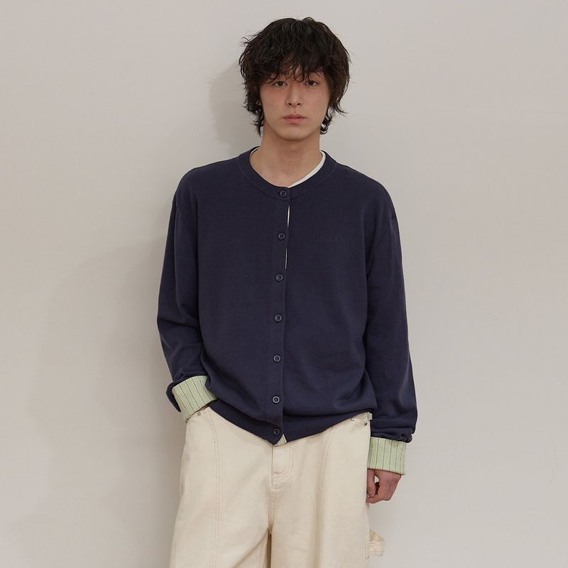 Stripe Roll Up Cardigan