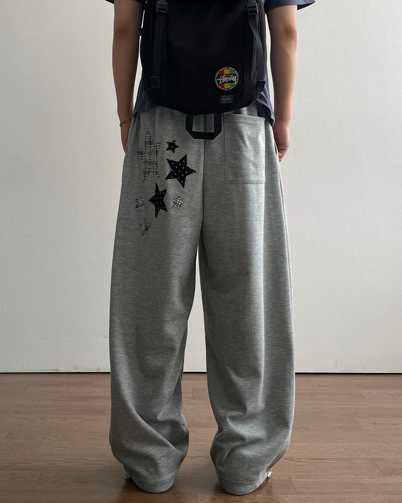 Number Patch Sweatpants