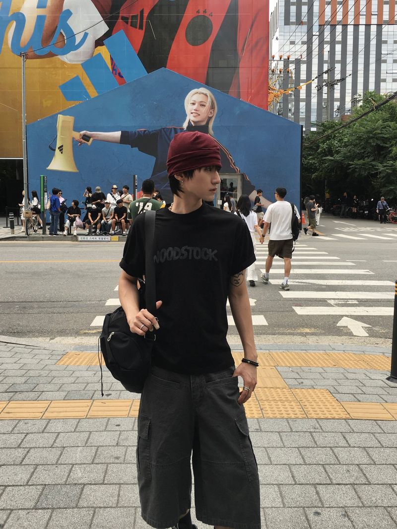 Stock Semi-Crop Short-Sleeve T-Shirt 4C