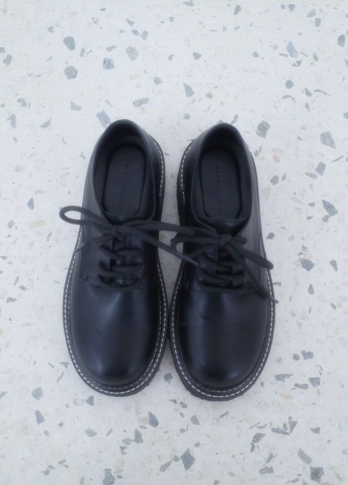 myorang（ミョラン）の「Oxford stitch block heel loafer（Shoes）」