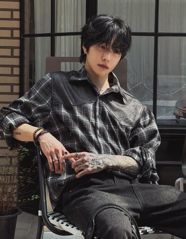 Chris western checked shirt
