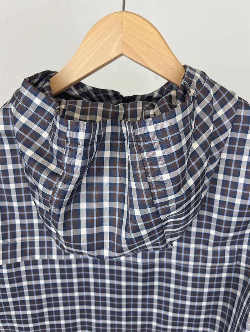 CHECK HOOD WIND JUMPER (3C)