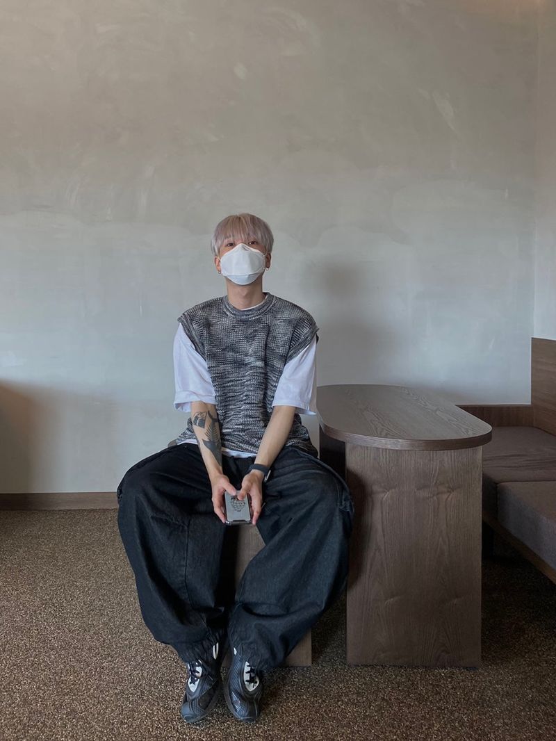 Over Denim Cargo Balloon Pants 2C