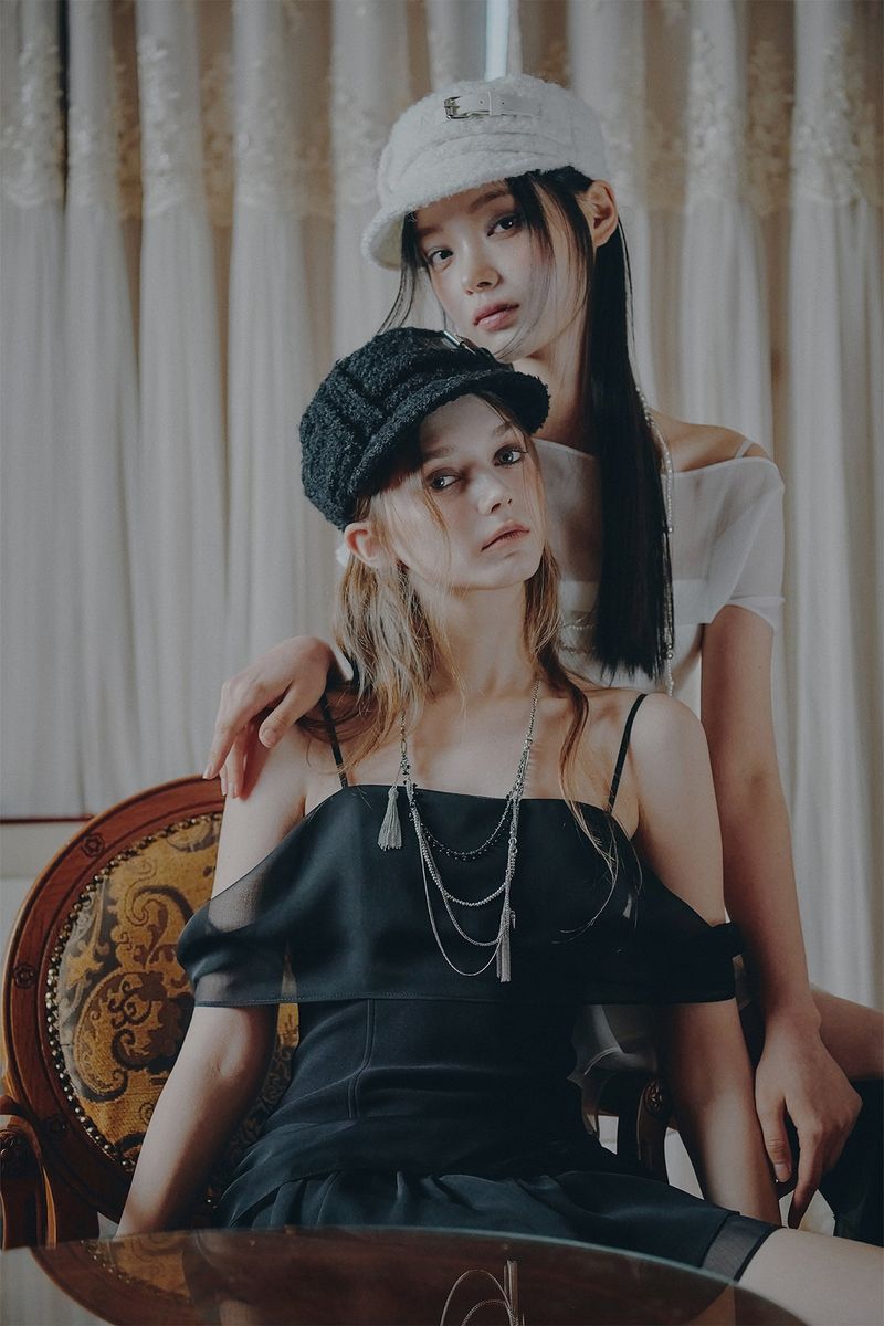 PAIN OR PLEASURE（ペインオアプレジャー）の「ルナベルボーイキャップ black（帽子）」